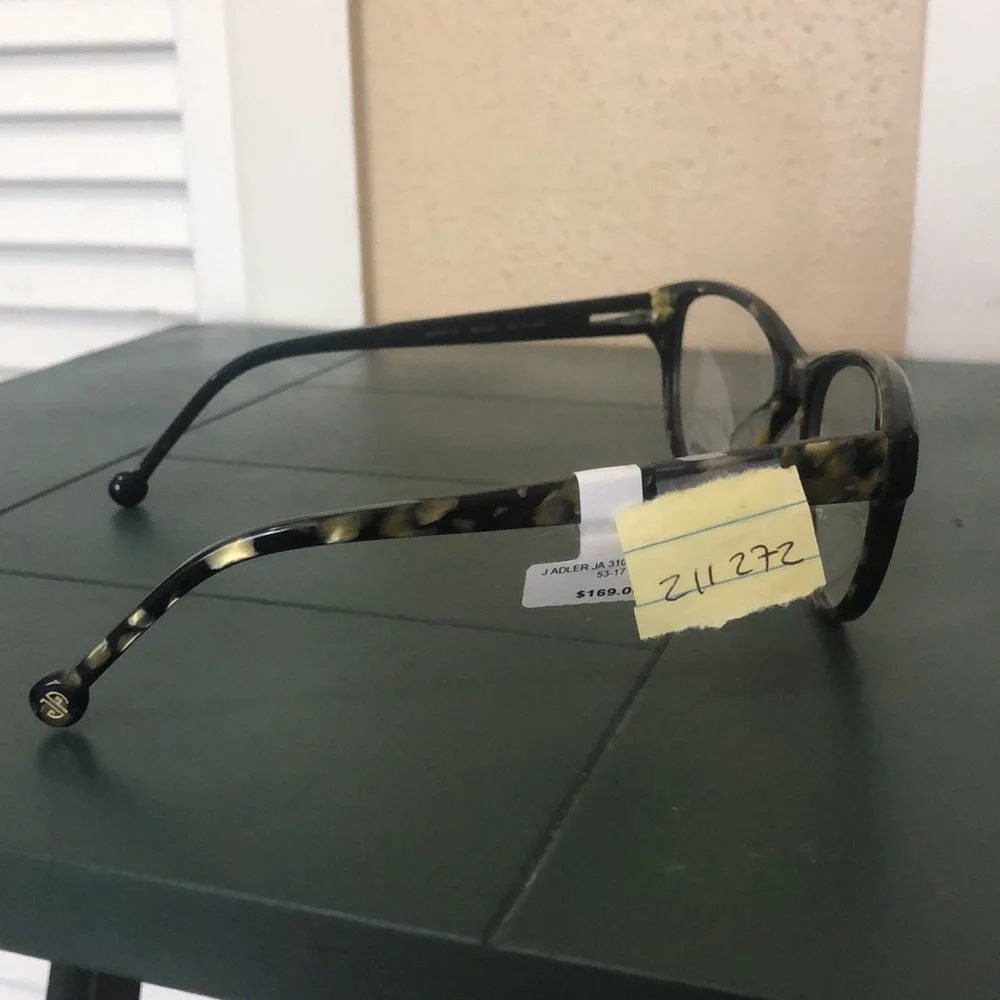 Jonathan Adler Black Cat-Eye Eyeglass Frames NWT